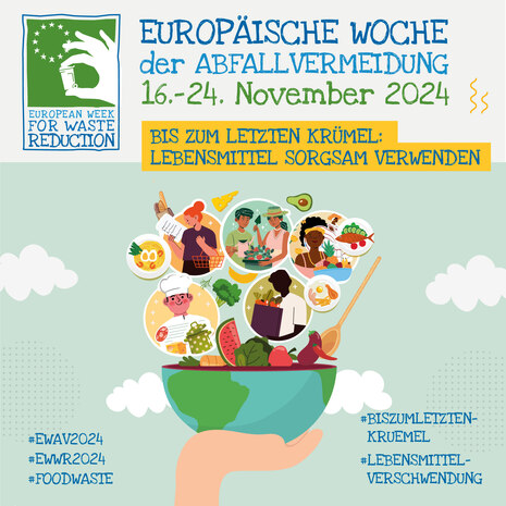 Unter dem Jahresmotto »Lösungen gegen die Verpackungsflut« findet vom 18. bis 26. November 2023 die Europäische Woche der Abfallvermeidung statt. 